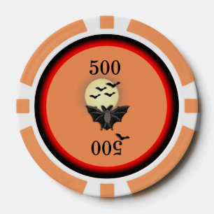 ハロウィーンこうもり ポーカーチップ