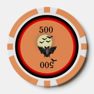 ハロウィーンこうもり ポーカーチップ