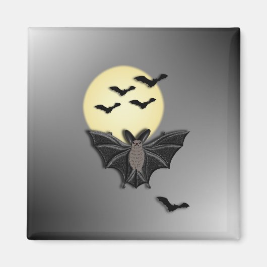 ハロウィーンこうもり マグネット (正面)