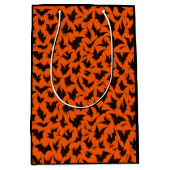 ハロウィーンこうもり ミディアムペーパーバッグ (正面)