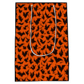 ハロウィーンこうもり ミディアムペーパーバッグ (裏面)