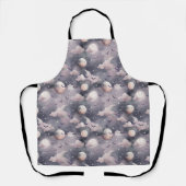 ハロウィーンこうもり | 可愛い不気味ナイトパターン エプロン (正面)