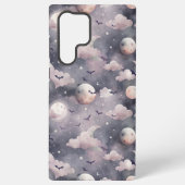 ハロウィーンこうもり | 可愛い不気味ナイトパターン SAMSUNG GALAXYケース (裏面)