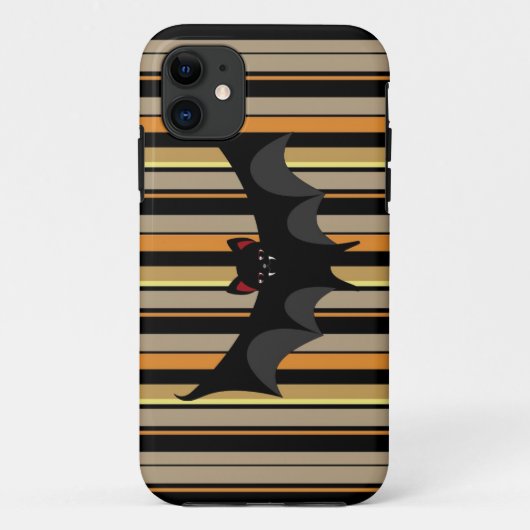 ハロウィーンこうもり Case-Mate iPhoneケース (裏面)