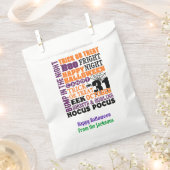 ハロウィーンことわざグディーバッグ フェイバーバッグ (クリップ留めされた状態)