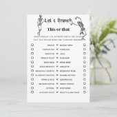 ハロウィーンこの又はそのブランチパーティーゲーム 招待状 (スタンド正面)