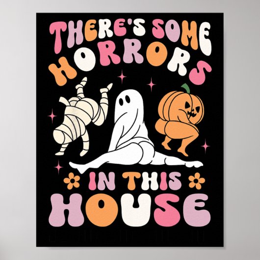 ハロウィーンこの家の幽霊にいくつかの恐怖がある ポスター (正面)
