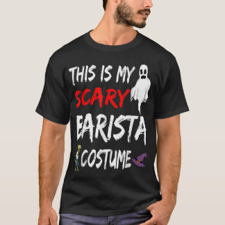 ハロウィーンこれは私の怖いバリスタ衣装の魔女G Tシャツ