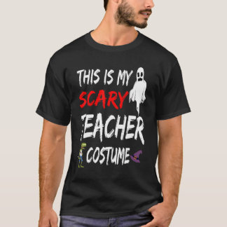 ハロウィーンこれは私の怖い先生衣装の魔女G Tシャツ