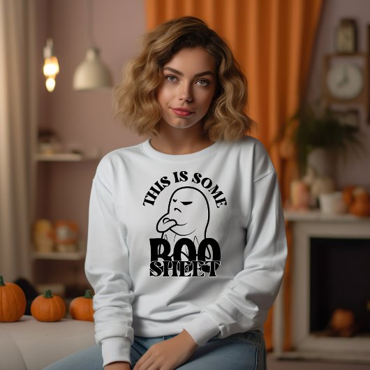 ハロウィーンこれはBooシート、おもしろい幽霊 スウェットシャツ