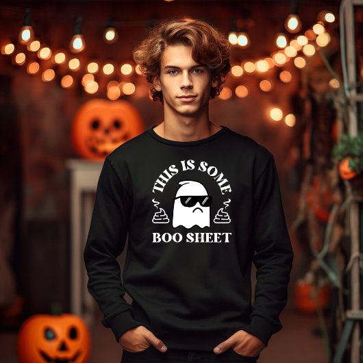 ハロウィーンこれはBooシート、おもしろい幽霊 スウェットシャツ