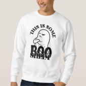 ハロウィーンこれはBooシート、おもしろい幽霊 スウェットシャツ (正面)