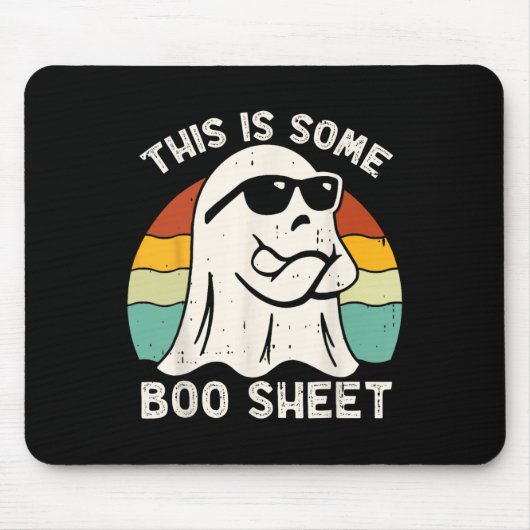 ハロウィーンこれはBooシート マウスパッド (正面)