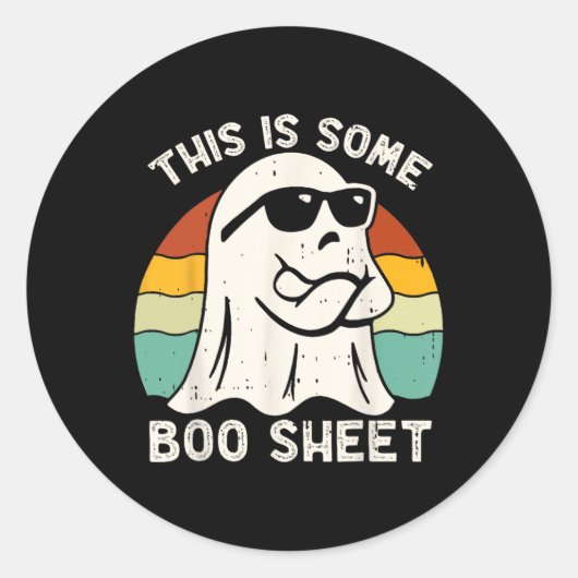 ハロウィーンこれはBooシート ラウンドシール (正面)