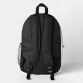 ハロウィーンだ プリントバックパック (裏面)