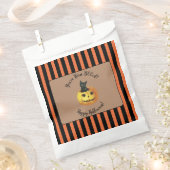 ハロウィーンでかわいい フェイバーバッグ (クリップ留めされた状態)