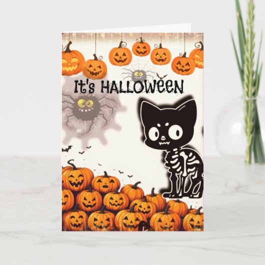 ハロウィーンです  カード (正面)