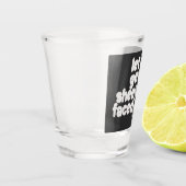 ハロウィーンでシープフェイスのユーモアを ショットグラス (左)