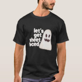 ハロウィーンでシープフェイスのユーモアを Tシャツ (正面)