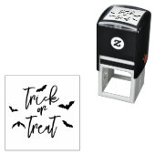 ハロウィーンでスクリプトをトリックまたはこうもりスタイリッシュする セルフインキングスタンプ (インサイチュ)