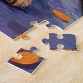 ハロウィーンでベルネドードルドッグズトリックまたはトリートメント ジグソーパズル (側面)