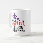 ハロウィーンで一年で最も素晴らしい時間 コーヒーマグカップ (正面左)