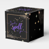 ハロウィーンで呪文を入れる フェイバーボックス (正面サイド)