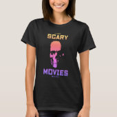 ハロウィーンで怖い映画を見よう Tシャツ (正面)