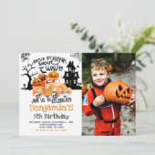 ハロウィーンで運転する 招待状 (スタンド正面)