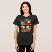 ハロウィーンで、良い恐怖の資格がある トライブレンドTシャツ (正面全面)