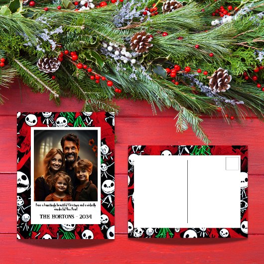 ハロウィーンとクリスマスフォトポストカード シーズンポストカード