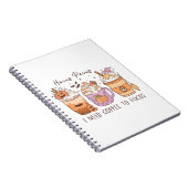 ハロウィーンとコーヒー ノートブック (右側)