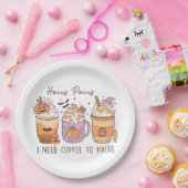 ハロウィーンとコーヒー ペーパープレート (パーティー)