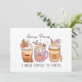 ハロウィーンとコーヒー 招待状 (スタンド正面)