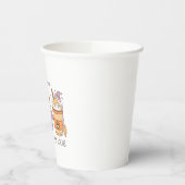ハロウィーンとコーヒー 紙コップ (左)