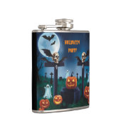 『ハロウィーンと不気味な墓石の恐怖の夜』 フラスク (右)