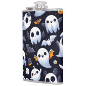 ハロウィーンと可愛い幽霊 フラスク (左)