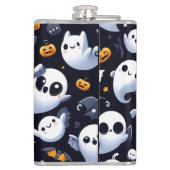 ハロウィーンと可愛い幽霊 フラスク (裏面)