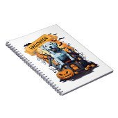 ハロウィーンと犬 ノートブック (右側)