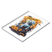 ハロウィーンと犬 ノートブック (左側)