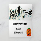 ハロウィーンなぜ幽霊は逮捕された カード (内部)