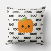 ハロウィーンにこやかなパンプキンクッション、居心地の良い枕 クッション (正面)