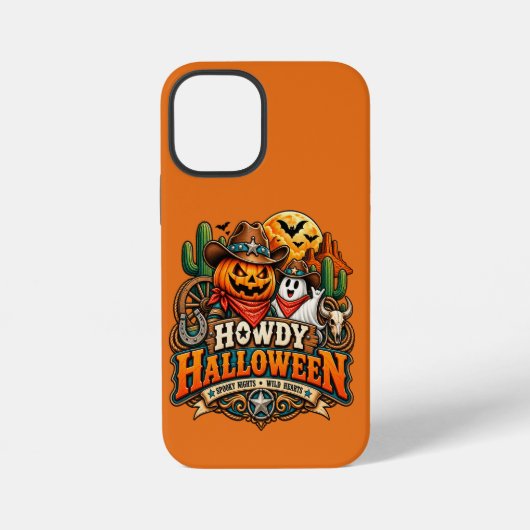 ハロウィーンにこんにちは  iPhoneケース (裏面)