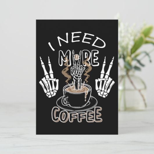 ハロウィーンにはコーヒーのプレゼントが必要だ 招待状 (スタンド正面)