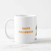 ハロウィーンに備える3匹のキャラクター幽霊友達 🦇 コーヒーマグカップ (左)