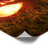 ハロウィーンに灯ろう人形4基 ポスター (角)