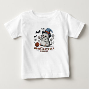ハロウィーンのいたずら ベビーTシャツ