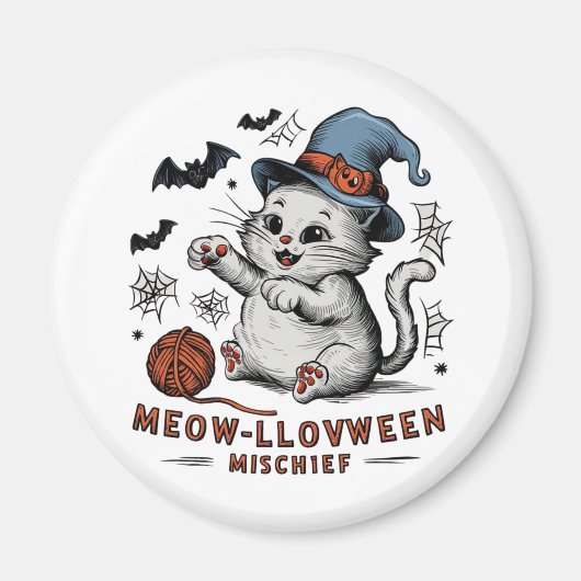 ハロウィーンのいたずら マグネット (正面)