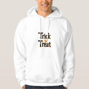 ハロウィーンのおかしな引用符のメンズパーカー - Trick or Treat パーカ