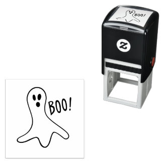 ハロウィーンのおばけのスタンプ セルフインキングスタンプ